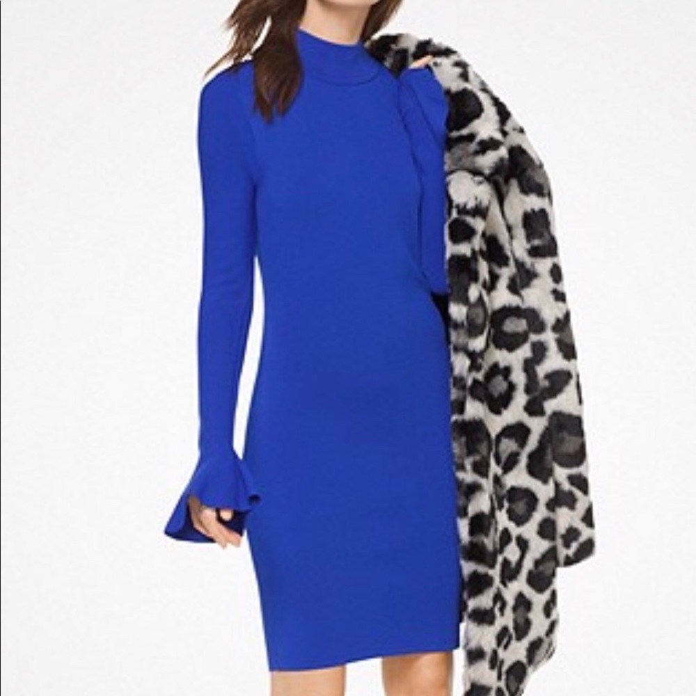 Micheal Kors Bell Sleeve Bodycon Dress